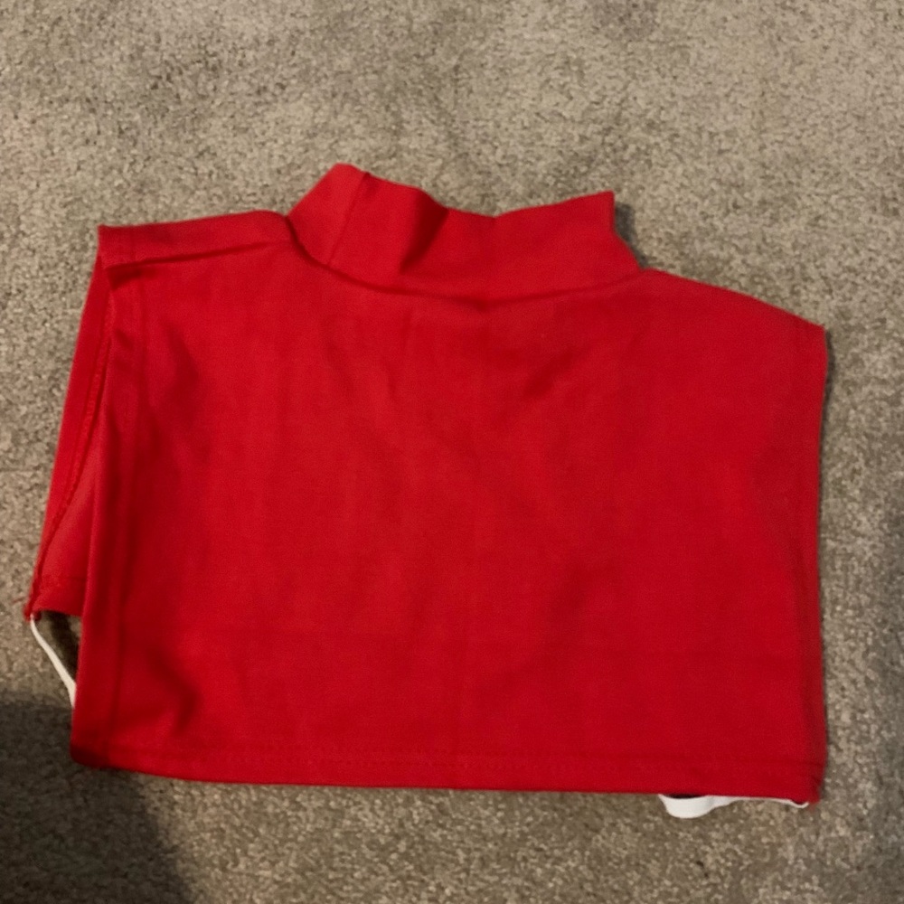 red turtleneck dickey